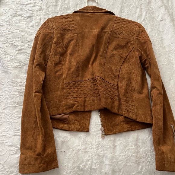 Express suede biker jacket - Picture 2 of 4